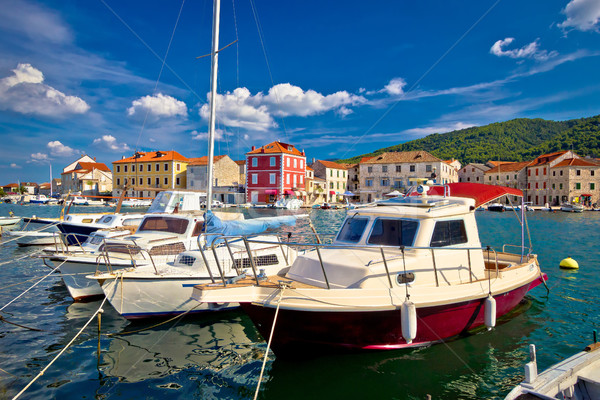 Town of Starigrad on Hvar island  Stock photo © xbrchx