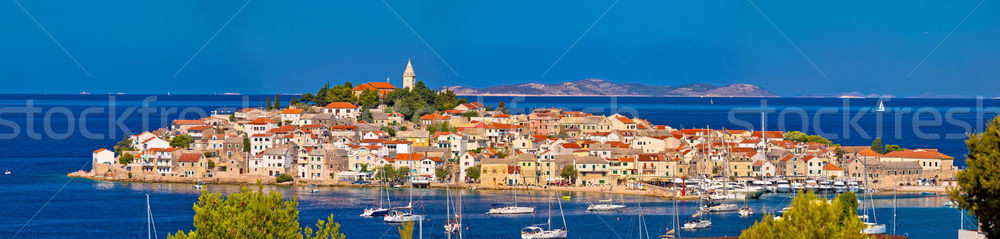 Stock photo: Town of Primosten panoramic view