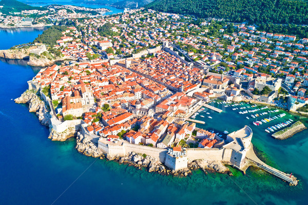 Stadt Dubrovnik Stadt Wände Welt Stock foto © xbrchx