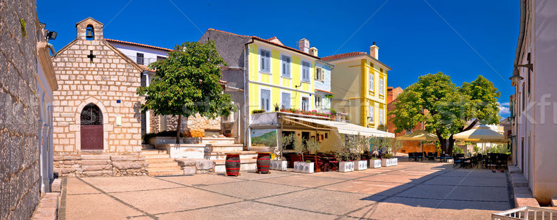 Foto stock: Ciudad · cuadrados · panorámica · vista · isla · Croacia