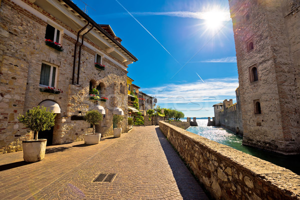 Lago di Garda town of Sirmione view, Stock photo © xbrchx