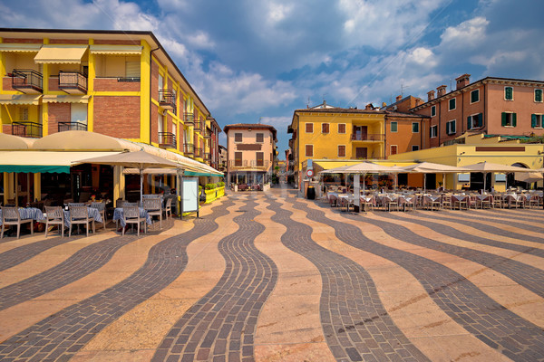 Town of Lazise streetscape view Stock photo © xbrchx