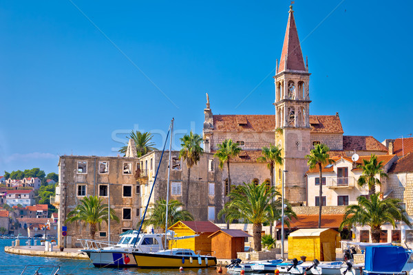 Town of Milna historic skyline Stock photo © xbrchx