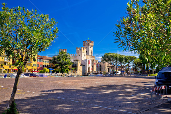 Lago di Garda town of Sirmione view Stock photo © xbrchx