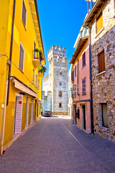 Lago di Garda town of Sirmione view Stock photo © xbrchx