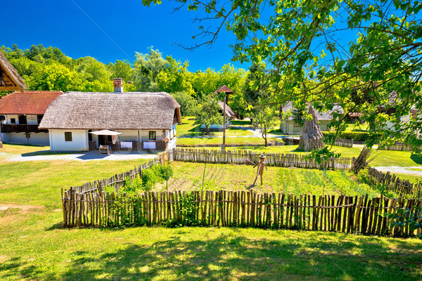 Kumrovec picturesque village in Zagorje region of Croatia Stock photo © xbrchx