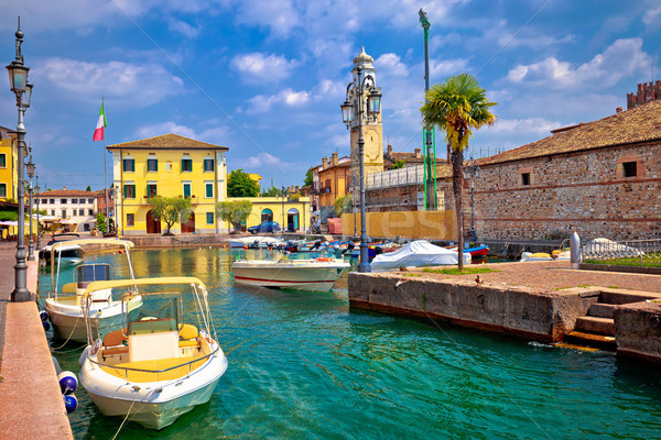カラフル ボート 表示 地域 イタリア ストックフォト © xbrchx