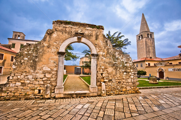 Old stone landmarks of Porec Stock photo © xbrchx
