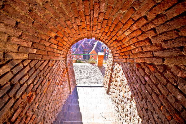 Graz walkway from upper town tunnel view Stock photo © xbrchx