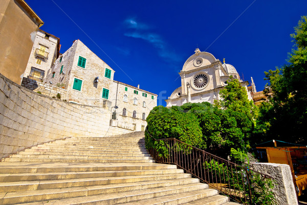 St James cathedral in Sibenik Stock photo © xbrchx