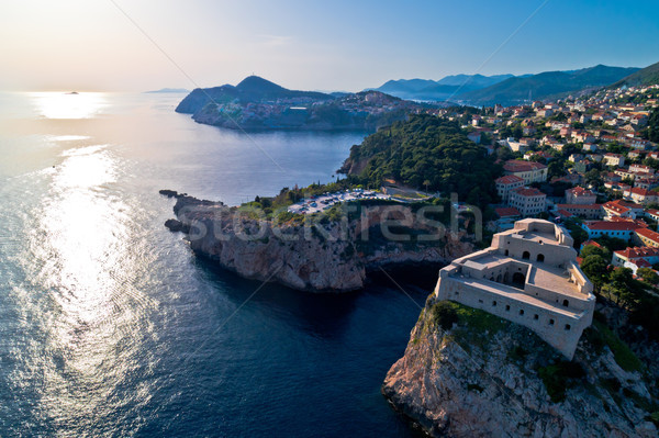 Dubrovnik tramonto view regione Foto d'archivio © xbrchx