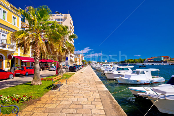 Town of Zadar waterfront view Stock photo © xbrchx