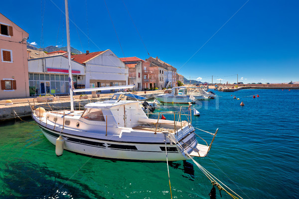 町 チャンネル 水辺 表示 海岸 クロアチア ストックフォト © xbrchx