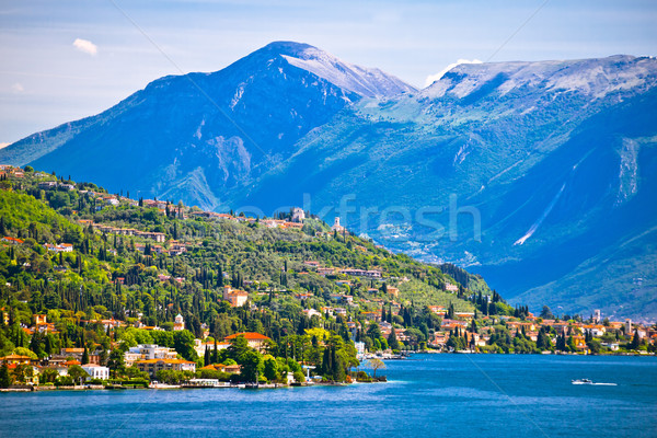 Lago di Garda near Gardone Riviera view Stock photo © xbrchx