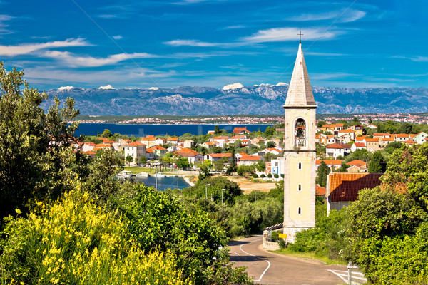 Sutomscica village and Zadar channel view Stock photo © xbrchx