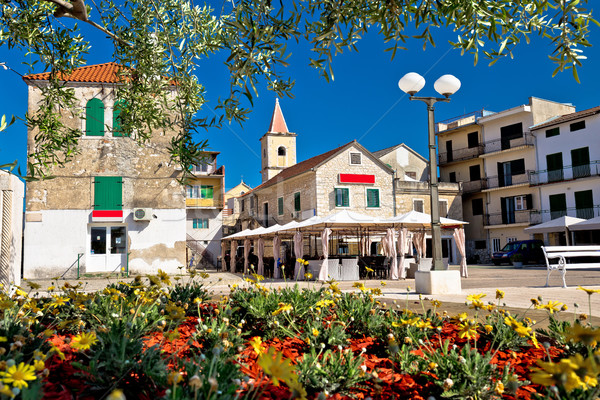 Coastal town of Pirovac old architecture Stock photo © xbrchx