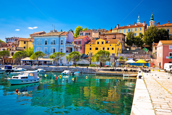 Idyllique bord de l'eau village plage ciel [[stock_photo]] © xbrchx