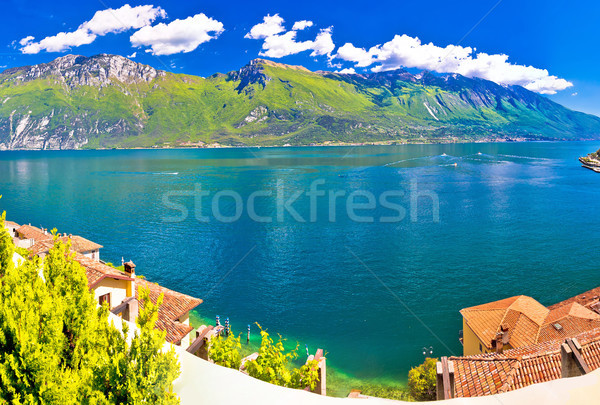 Lago di Garda panoramic view in Limone sul Garda Stock photo © xbrchx