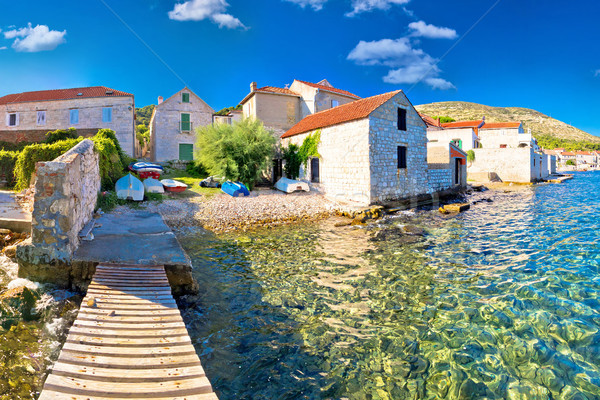 île ville idyllique bord de l'eau vue archipel [[stock_photo]] © xbrchx