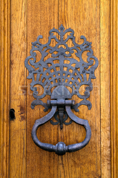 Stock photo: Ornate knocker