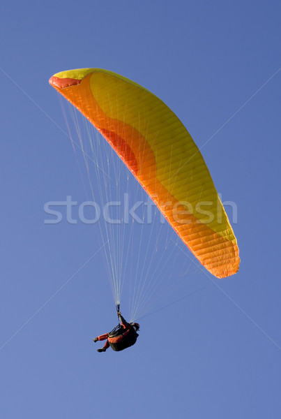 Oranje zwarte wind vliegen vakantie lucht Stockfoto © Ximinez