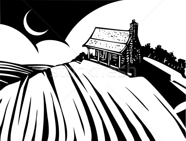 House on Prairie Stock photo © xochicalco