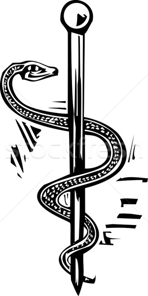 Rod of Aesculapius Stock photo © xochicalco