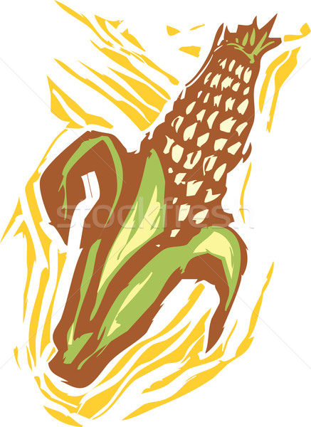 Maïs style image produire alimentaire jardin Photo stock © xochicalco