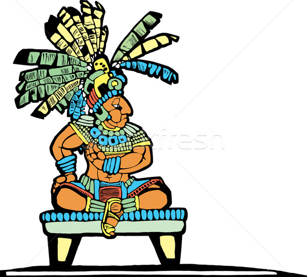 Mayan King #2 Stock photo © xochicalco