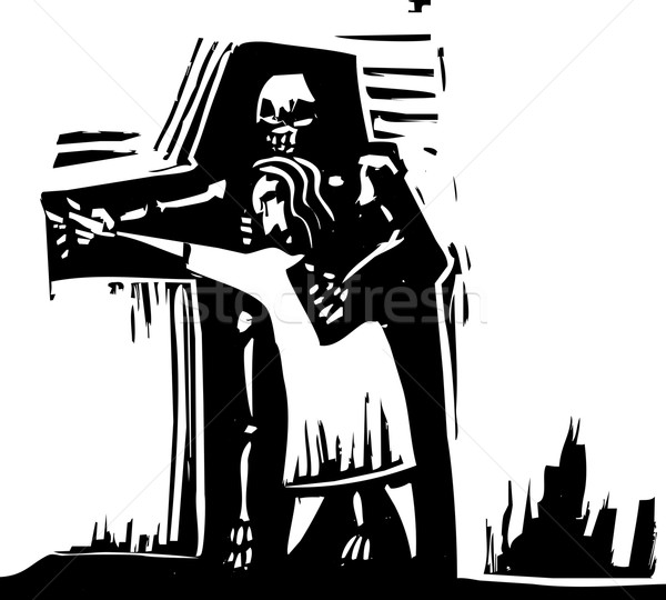 Dancing with Death Stock photo © xochicalco