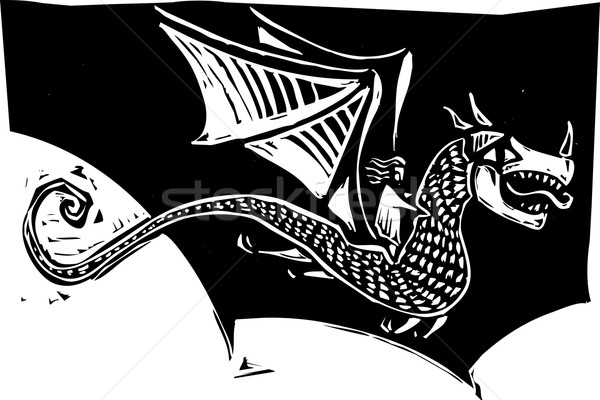 Dragon Rider Stock photo © xochicalco