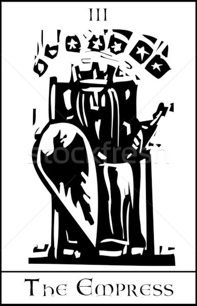 Taroc card expresionist stil imagine stea Imagine de stoc © xochicalco