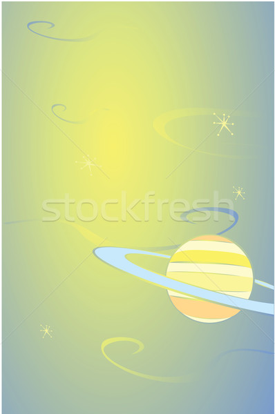 Saturn in Space Stock photo © xochicalco