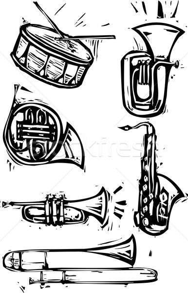 Musical Instrument Set Stock photo © xochicalco