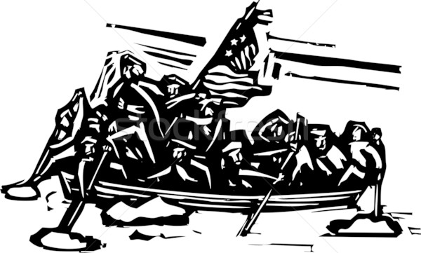 Washington Crossing the Delaware Stock photo © xochicalco