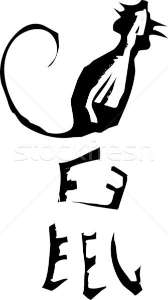 китайский зодиак знак крыса стиль Сток-фото © xochicalco