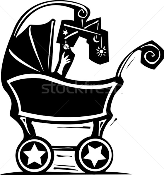 Stock photo: Baby Carriage