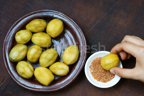 Vietnamese food, Spondias mombin Stock photo © xuanhuongho