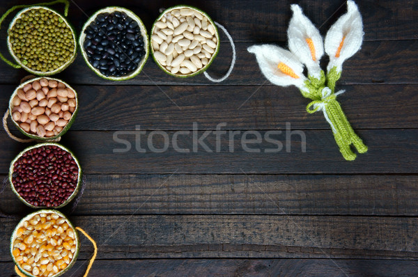 cereals, healthy food, fibre, protein, grain, antioxidant Stock photo © xuanhuongho