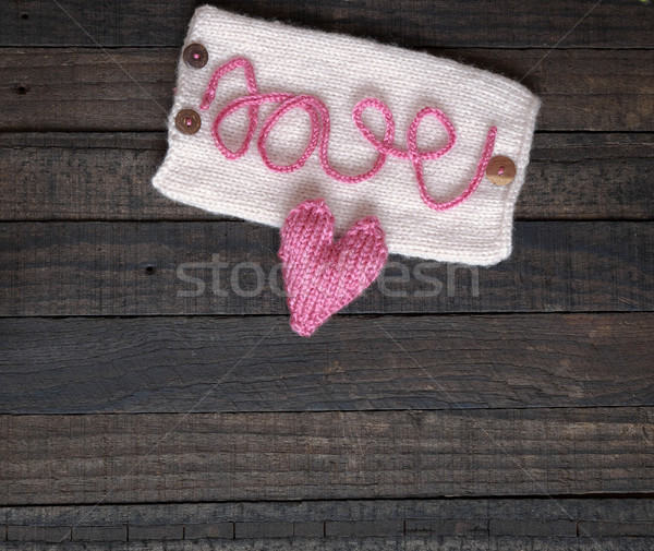 valentine background, heart, Valentines day, gift, handmade Stock photo © xuanhuongho