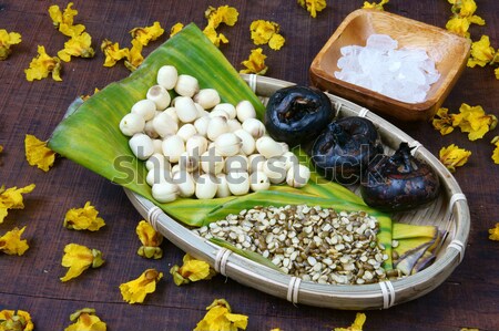 Vietnamese food, sweet lotus seed gruel Stock photo © xuanhuongho