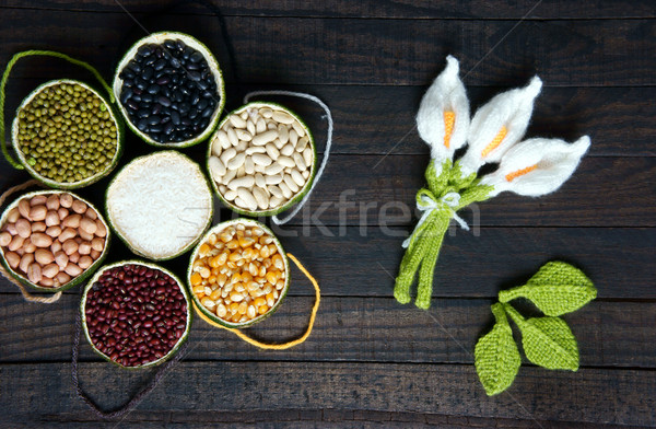 Foto d'archivio: Cereali · cibo · sano · fibra · proteine · grano · antiossidante