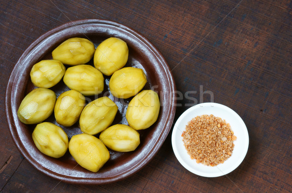 żywności przekąska syrop jeść soli Zdjęcia stock © xuanhuongho