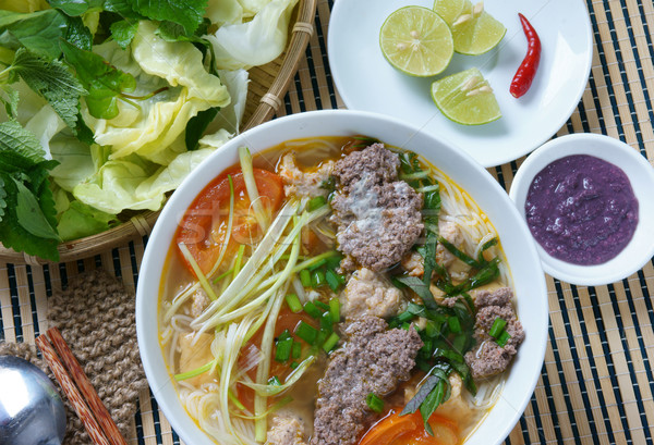 Alimentare mangiare noto piatto Vietnam Foto d'archivio © xuanhuongho