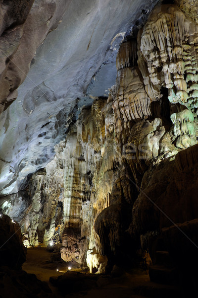 Huk jaskini świat dziedzictwo Wietnam zdumiewający Zdjęcia stock © xuanhuongho