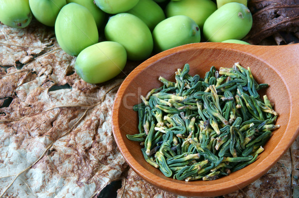 Coleção semente chá alimentação saudável lótus Foto stock © xuanhuongho
