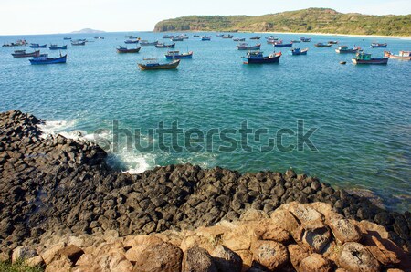 Ganh Da Dia, Viet Nam, rock, sea, travel, vietnam Stock photo © xuanhuongho