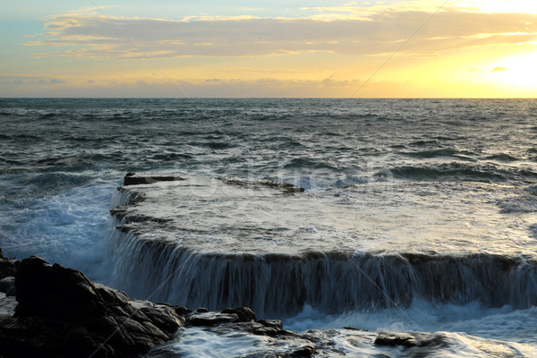 Parc peisaj minunat peisaj marin valuri mare Imagine de stoc © xuanhuongho