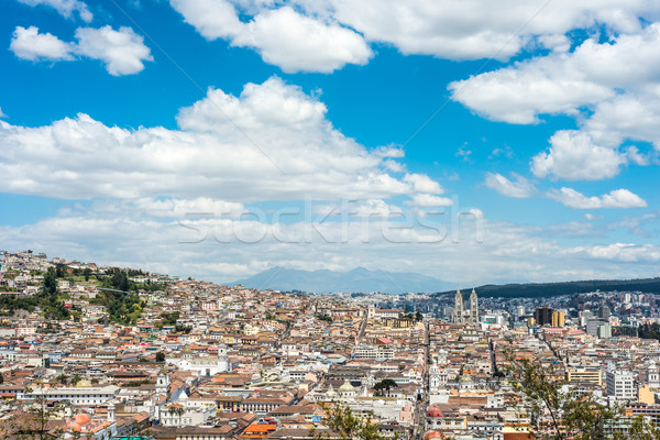 Quito is the second highest capital city in the world, Ecuador Stock photo © xura
