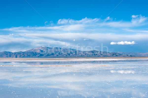 NW Argentinien Wüste Landschaft Salz industriellen Stock foto © xura